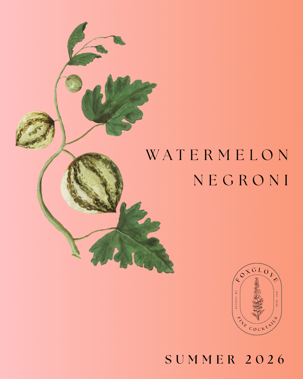 Watermelon Negroni